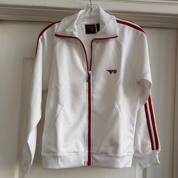 Gola Jackets & Blazers - Gola White Jacket with Red Accents